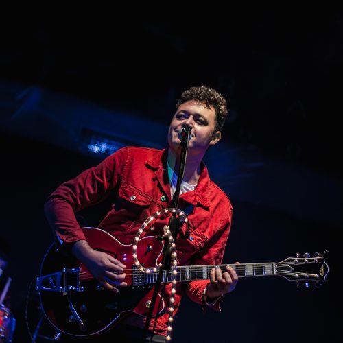 Gonzalo Saavedra lanzando disco en Sala Master (mayo 2018)