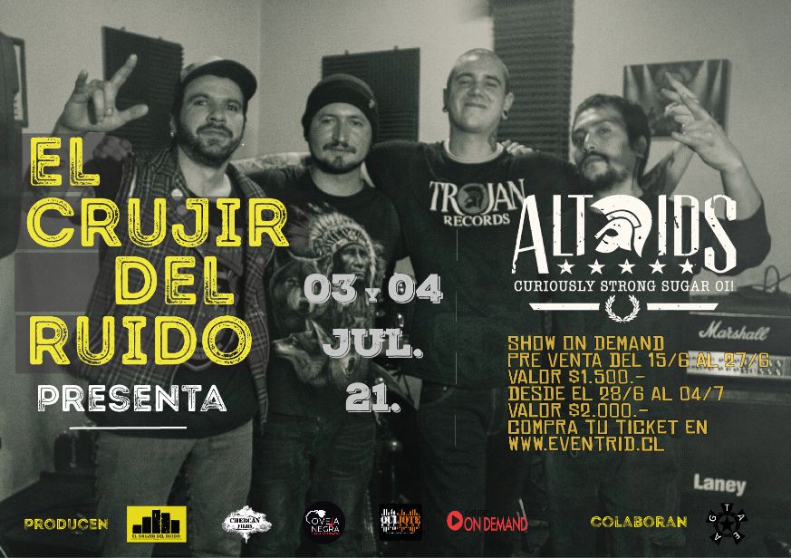 Nuevo proyecto audiovisual «El Crujir del Ruido» anuncia fecha de estreno (3 y 4 de julio)