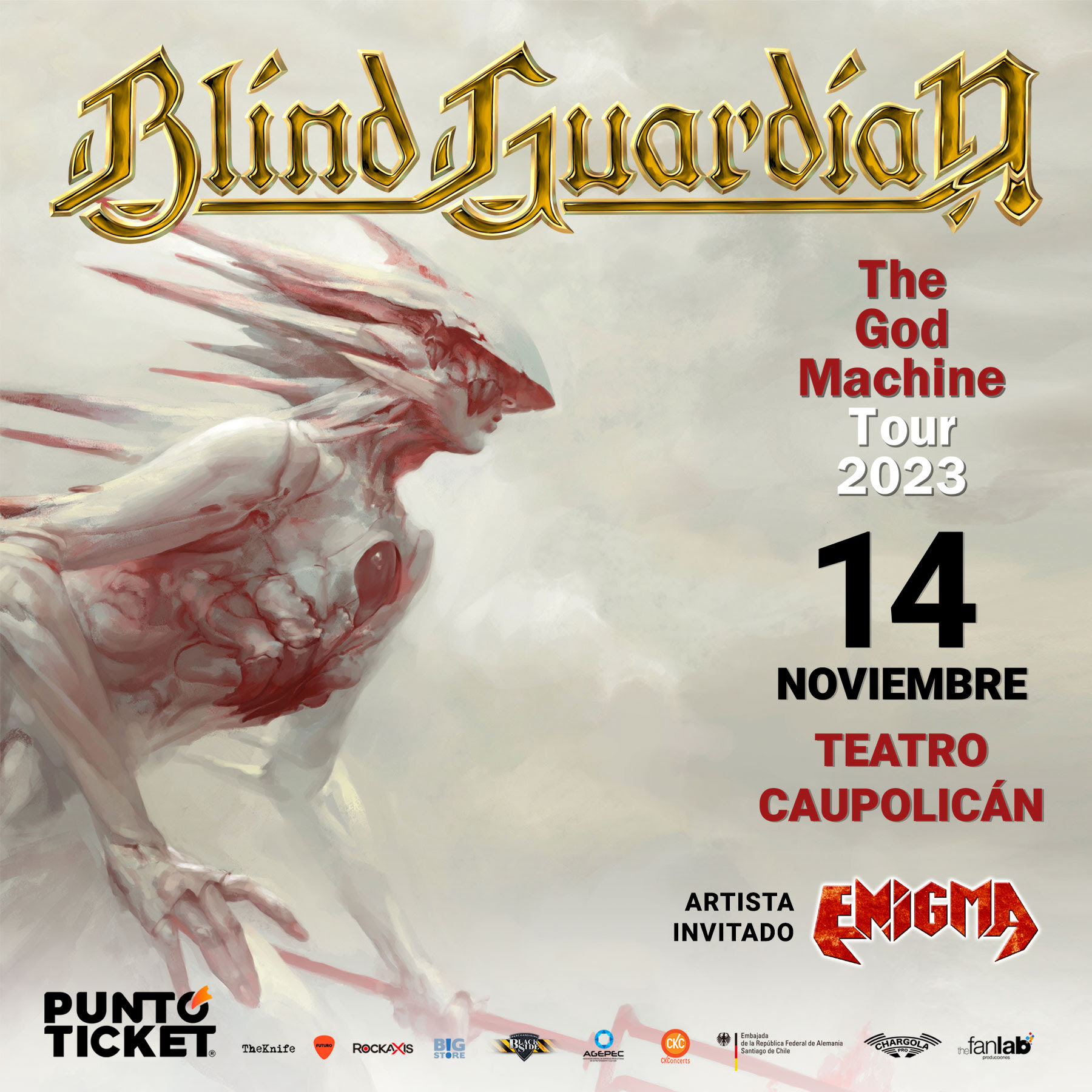 Enigma abrirá show de Blind Guardian en Chile