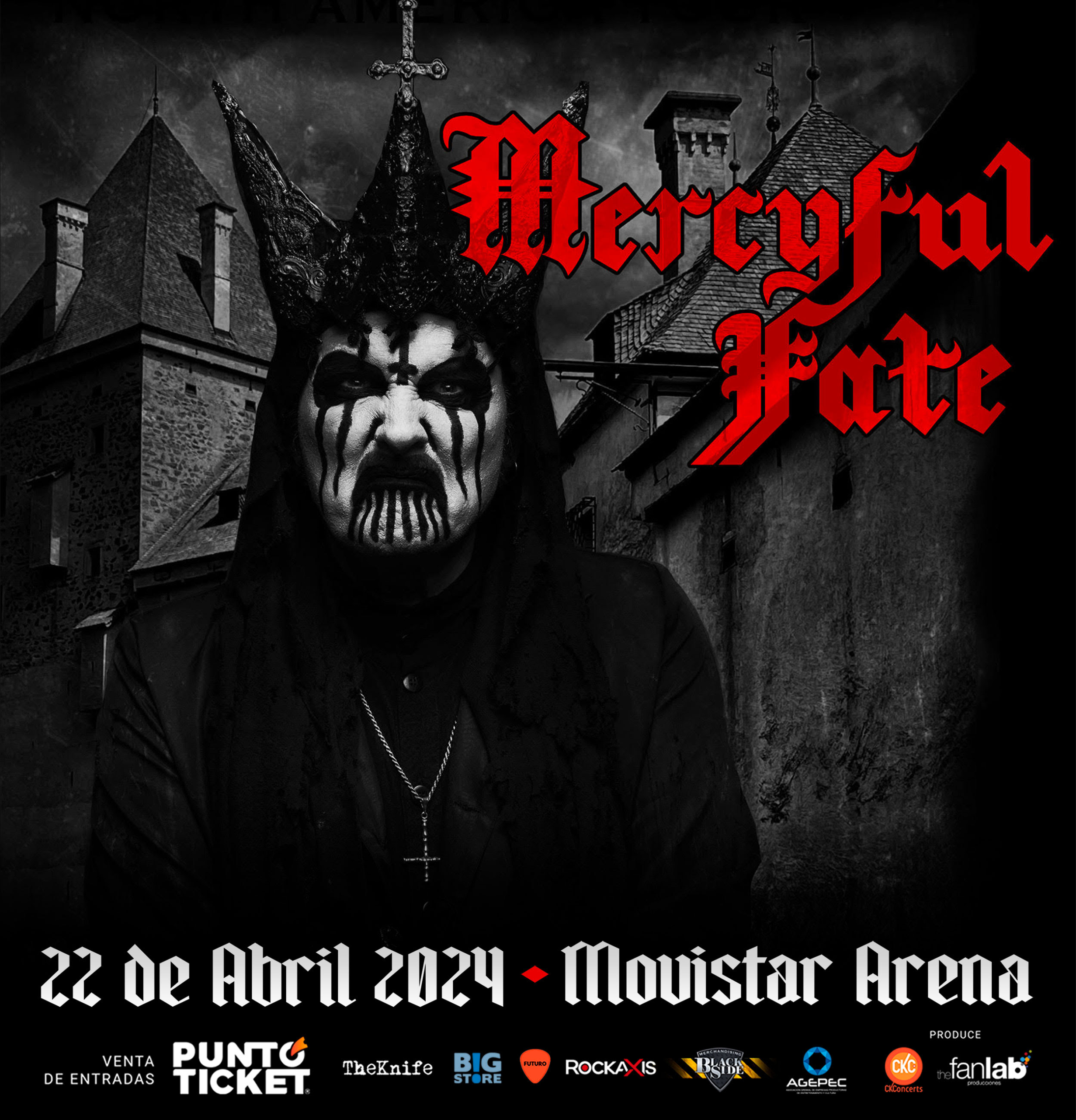 Después de 25 años de espera Mercyful Fate aterrizará en Chile
