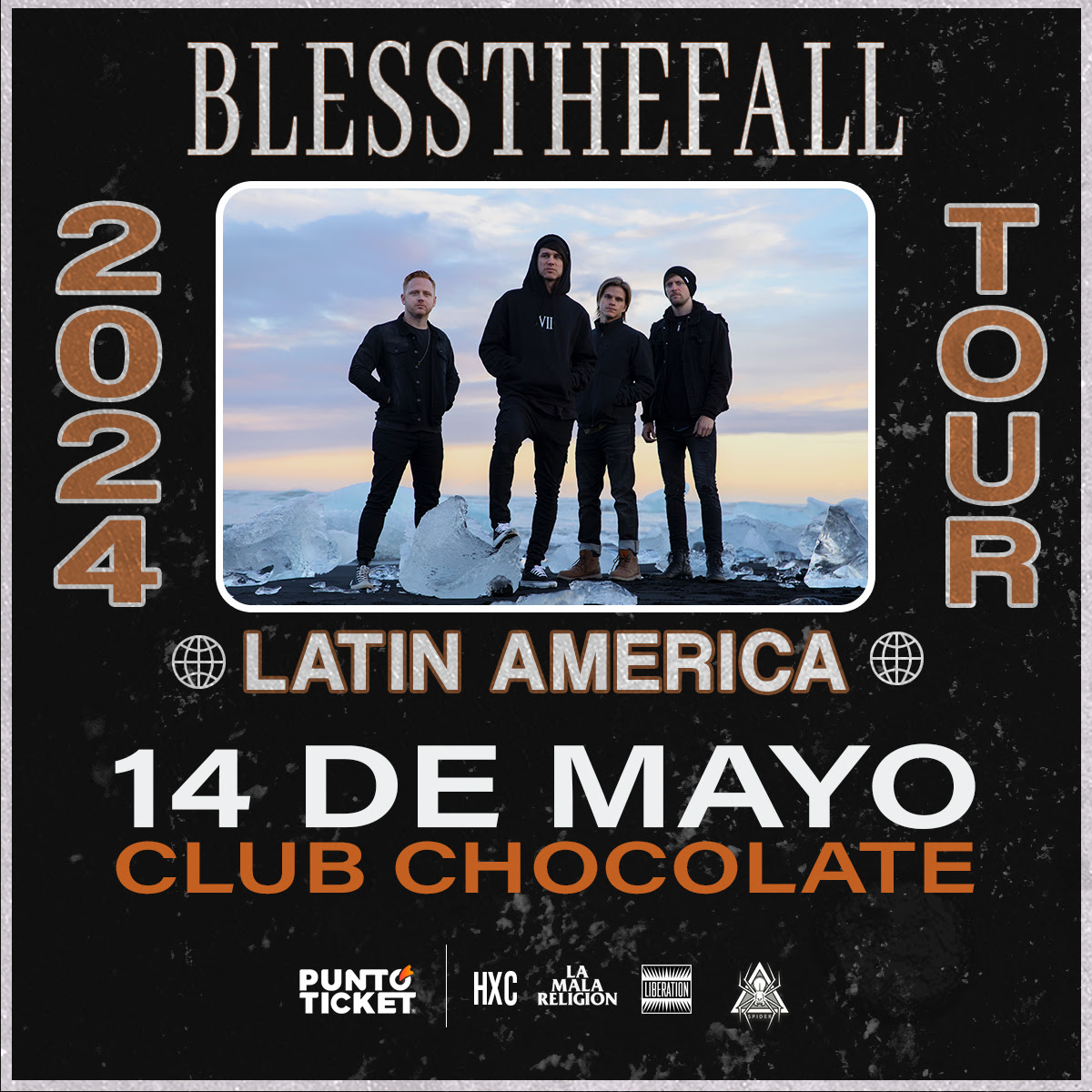 Blessthefall vuelve a Chile: 14 de mayo