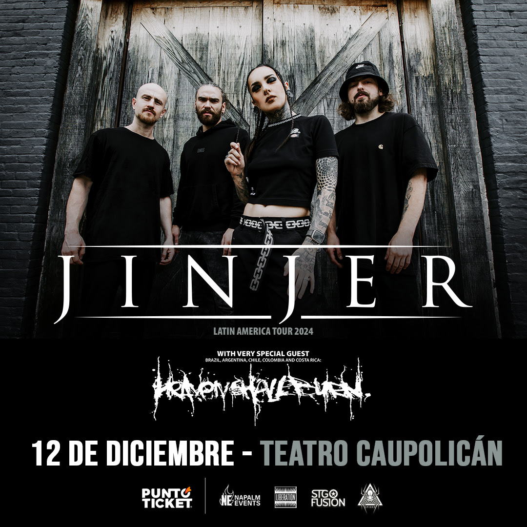 Jinjer anuncia concierto en el Teatro Caupolicán para el 12 de diciembre (2024)