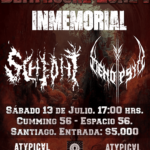 Música Extrema en Santiago: Inmemorial, Scheohl y Kenopsya en Vivo www.sonidosocultos.com