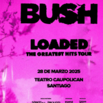 Bush vuelve a Chile este 28 de marzo (2025) www.sonidosocultos.com