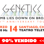 Genetics vende el 90% de las entradas a menos de un mes de su show en Santiago (2025) www.sonidosocultos.com