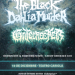 The Black Dahlia Murder posterga su concierto en Chile y suma a Gatecreeper como banda invitada www.sonidosocultos.com