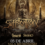 Suffocation regresa a Chile: 5 de abril www.sonidosocultos.com