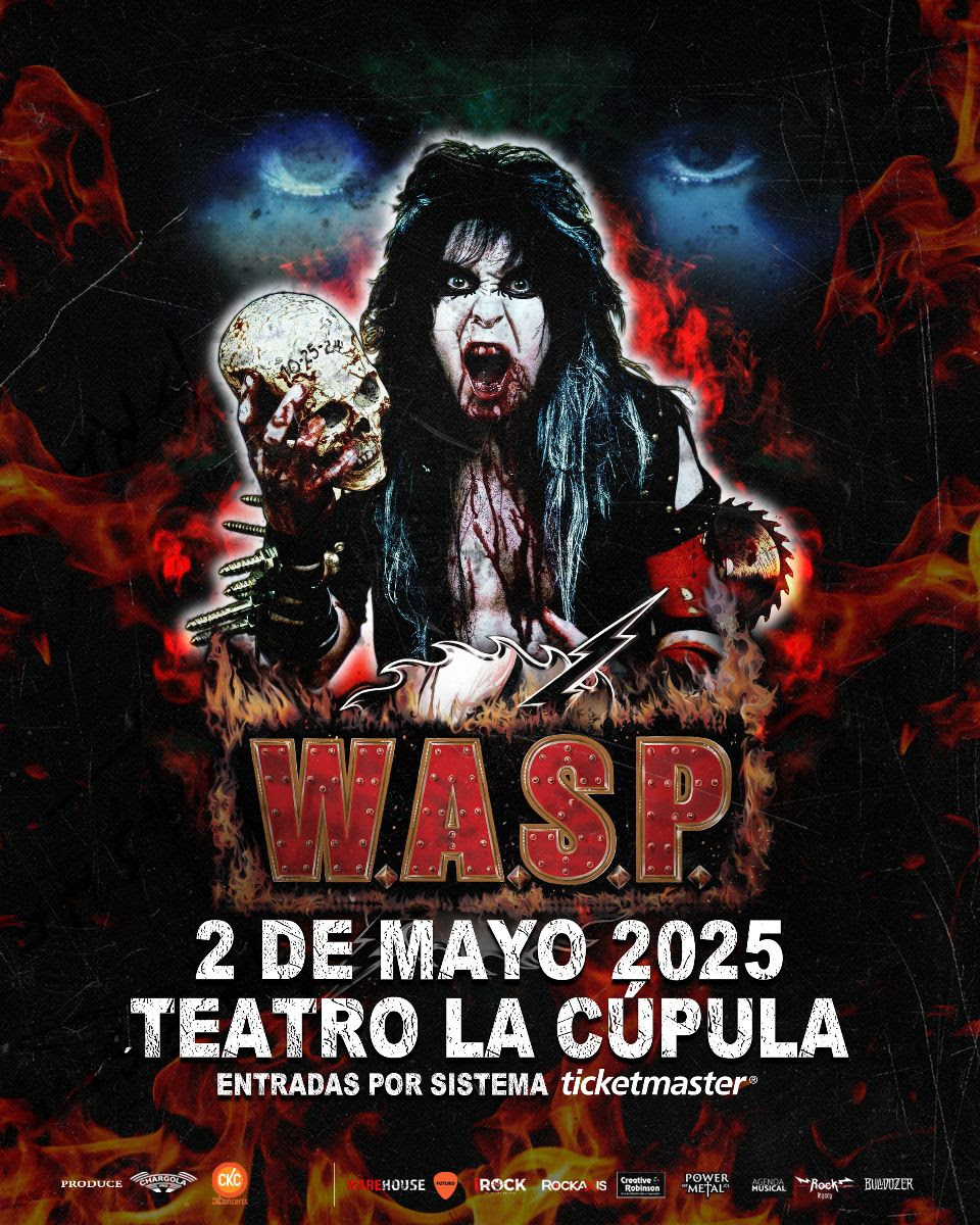 W.A.S.P. confirma su regreso a Chile Celebrando los 40 años de su álbum debut