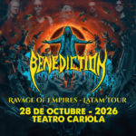 Benediction regresa a Chile presentando su último disco “Ravage of Empires (2025) www.sonidosocultos.com