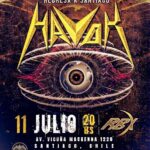 Havok regresa a Chile con show en Sala RBX