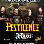 PowerOfMetal.CL Fest 2: El festival que reunirá a Pestilence y Riot V cambia de recinto a Sala Metrónomo