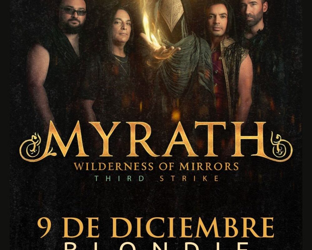 MYRATH EN CHILE: ANUNCIAN DESCUENTOS CYBER PARA SU SHOW EN BLONDIE
